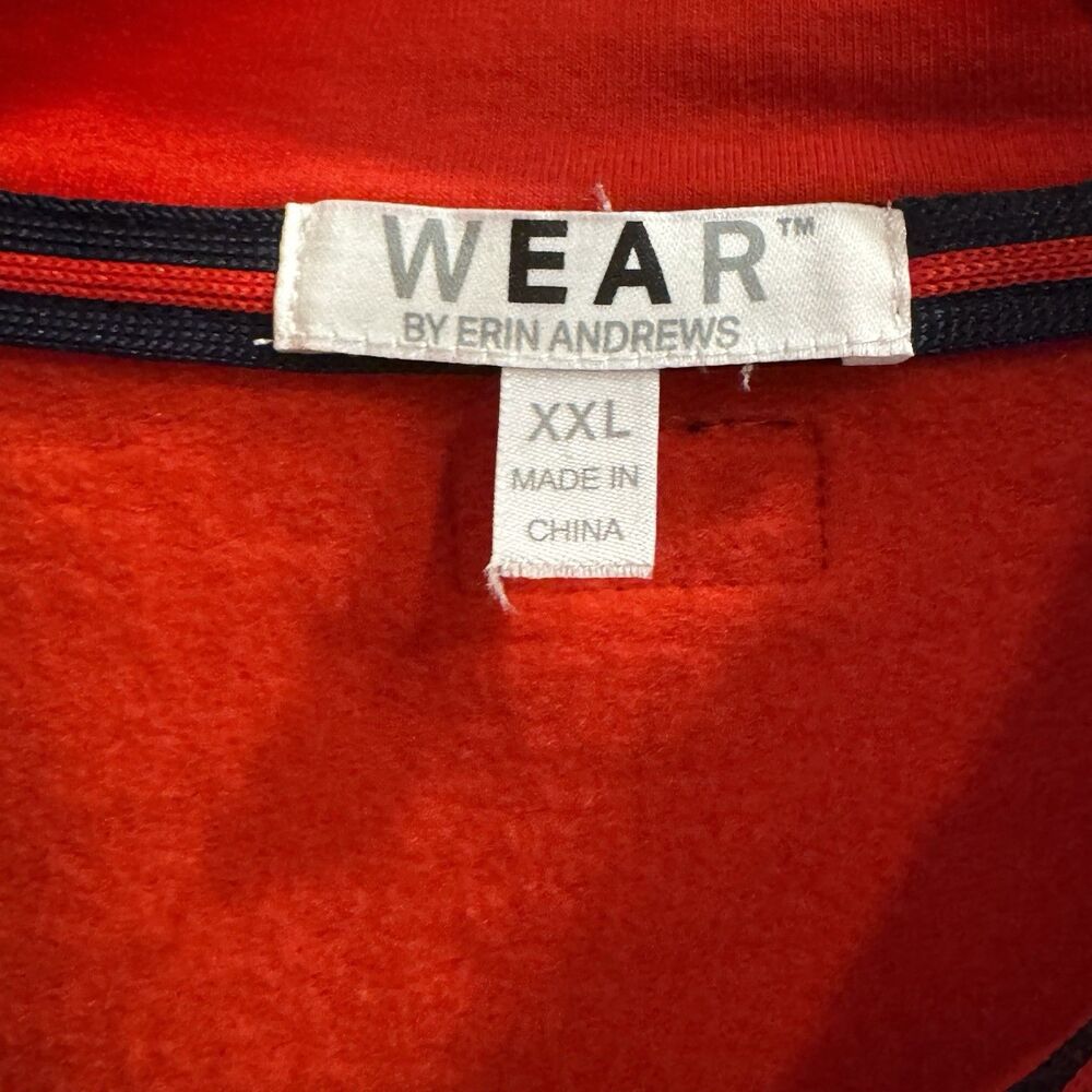 Women's WEAR By Erin Andrews Navy Houston Texans Half-Zip Jacket XXL - Picture 5 of 10